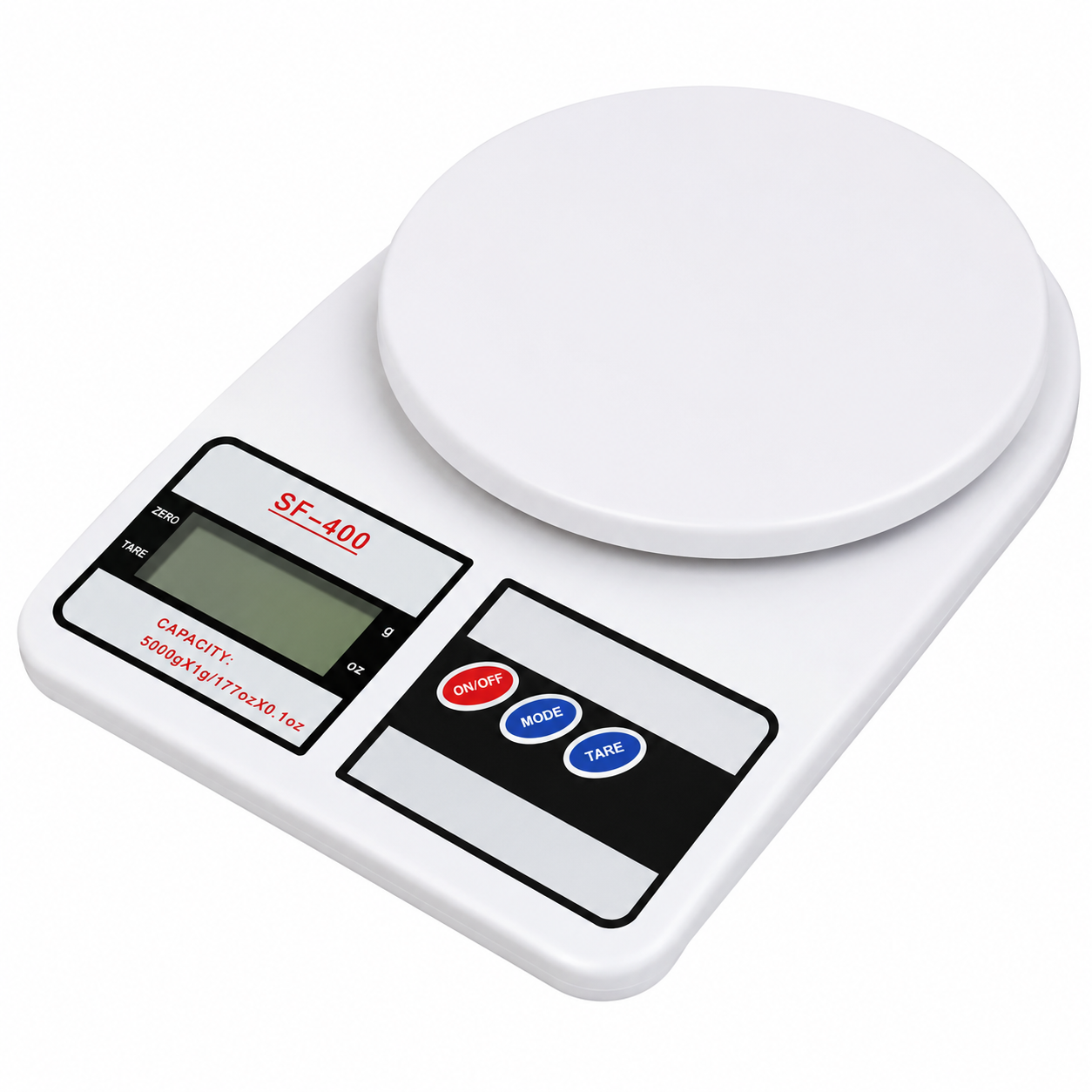 Premium Digital Kitchen Weighing Scale SF-400 | High Precision LCD Food Scale | 10KG Capacity | Tare Function