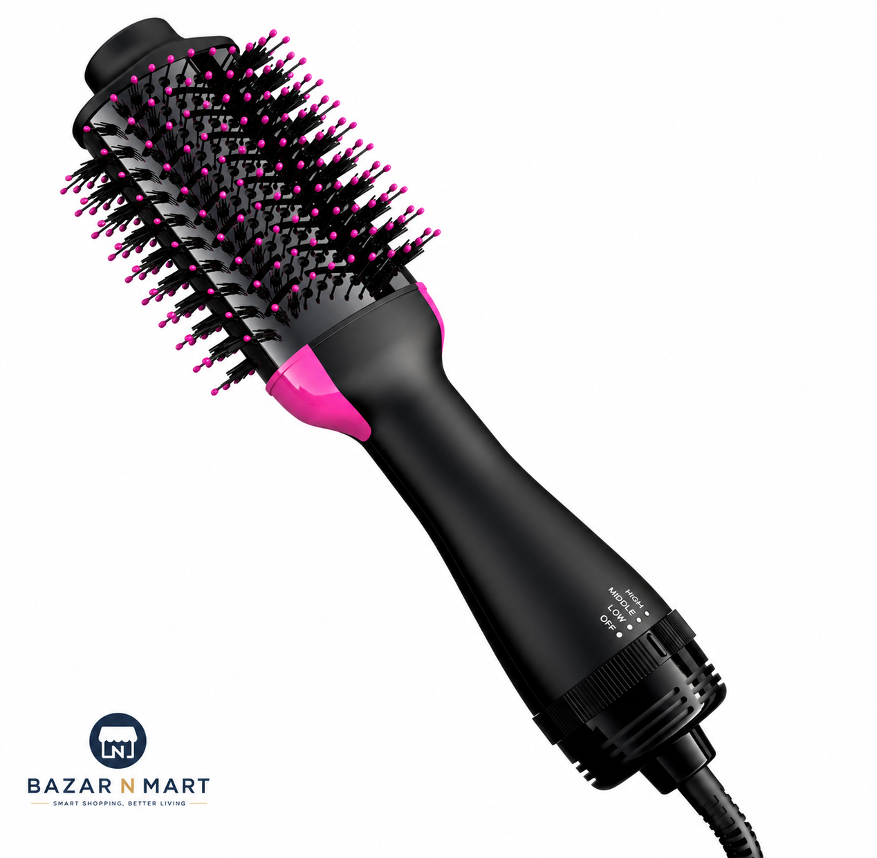 4-in-1 Hot Air Styling Brush | Dry, Straighten & Curl
