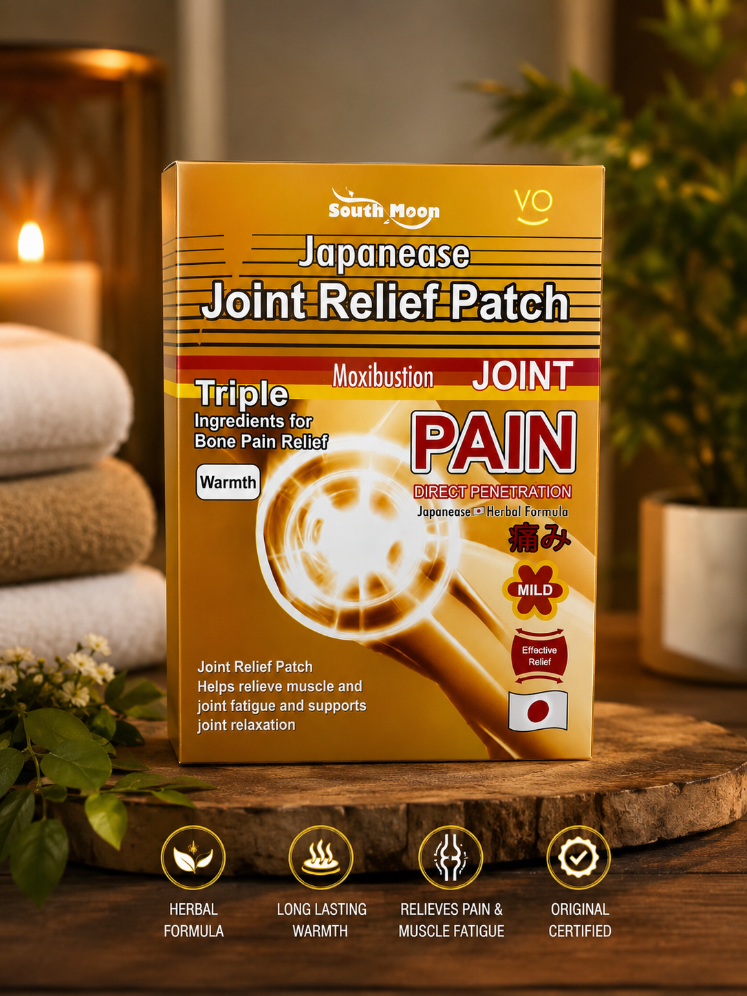 Japanese Joint Relief Patch