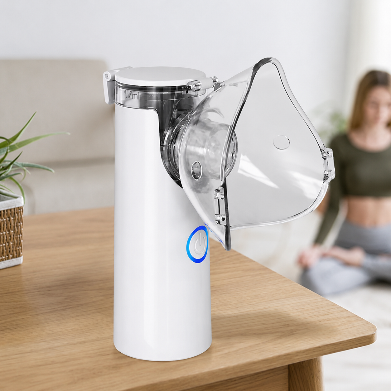 Experience fast, comfortable respiratory relief with the AeroMist Pro™ Ultra-Quiet Mesh Nebulizer. Designed with advanced