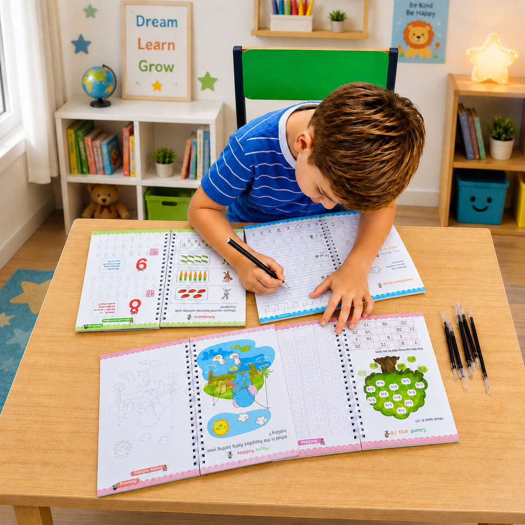 Magic Practice Copybooks Set for Kids